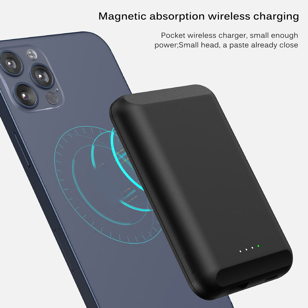 N52 magnet power bank 5000mAh
